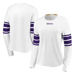 Minnesota Vikings - WEAR By Erin Andrews Women's Long Sleeve T-Shirt - Size XL